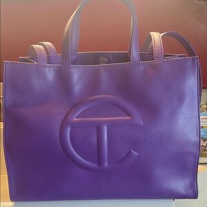 Telfar Vibrant Purple Tote Bag